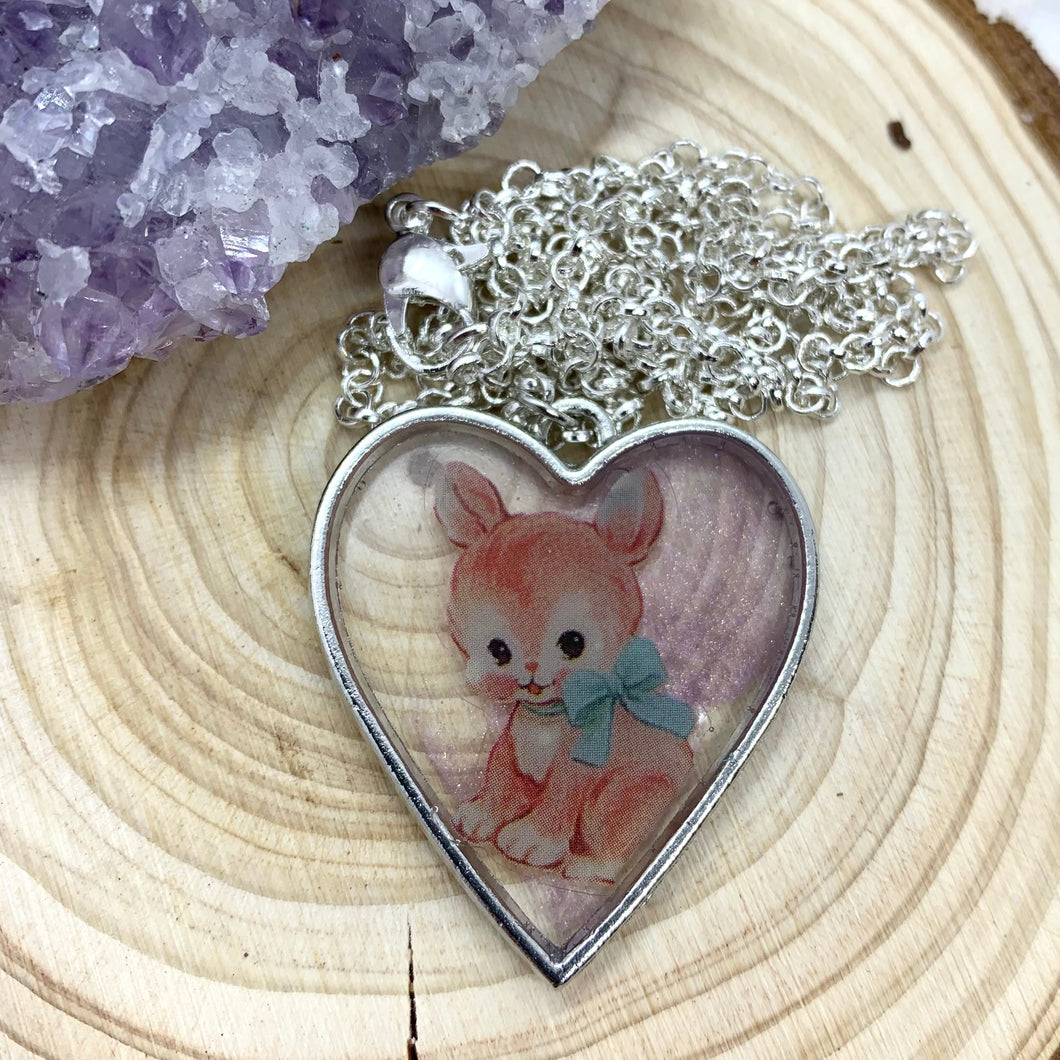 Vintage Bunny Necklace