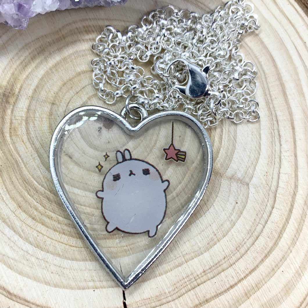 Molang Heart Necklace