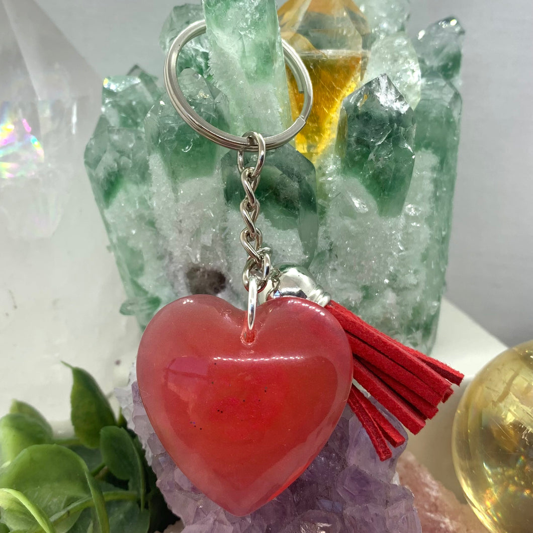 Red Heart Keychain