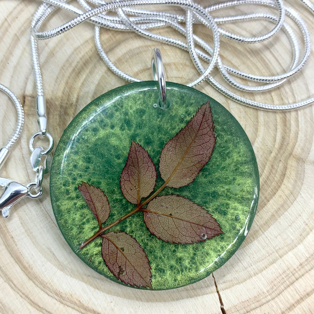 Red Leaf Necklace