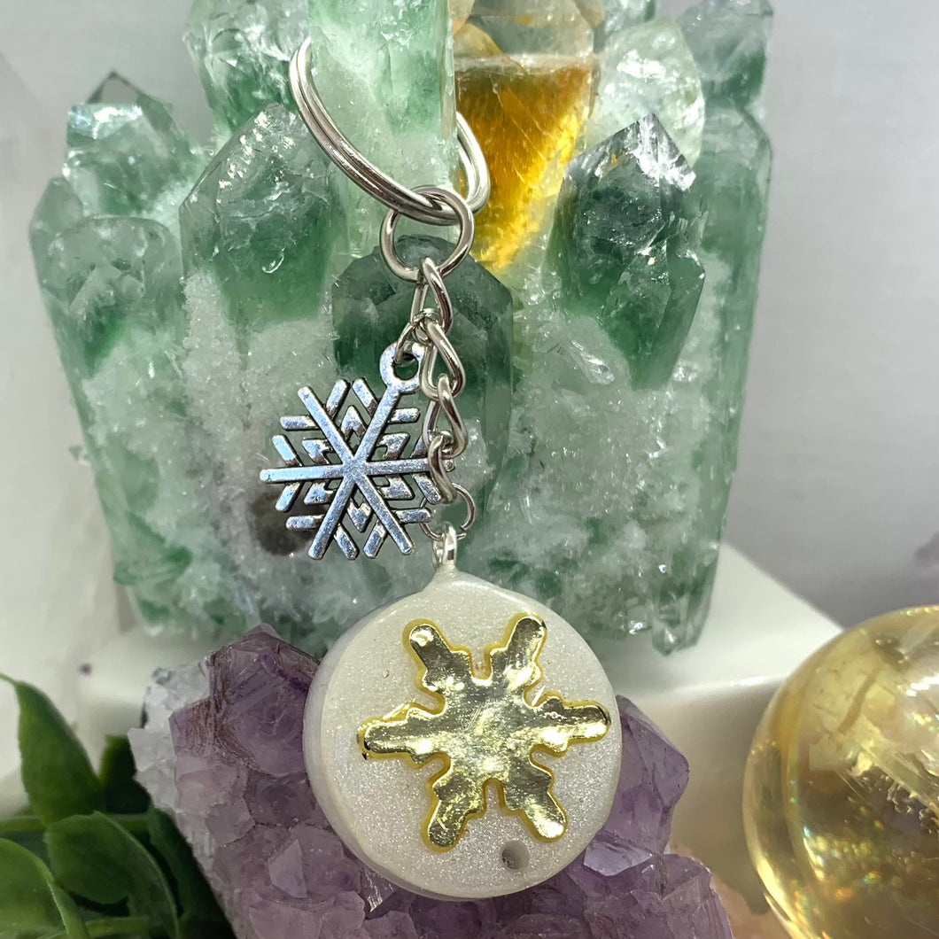 Snowflake Keychain