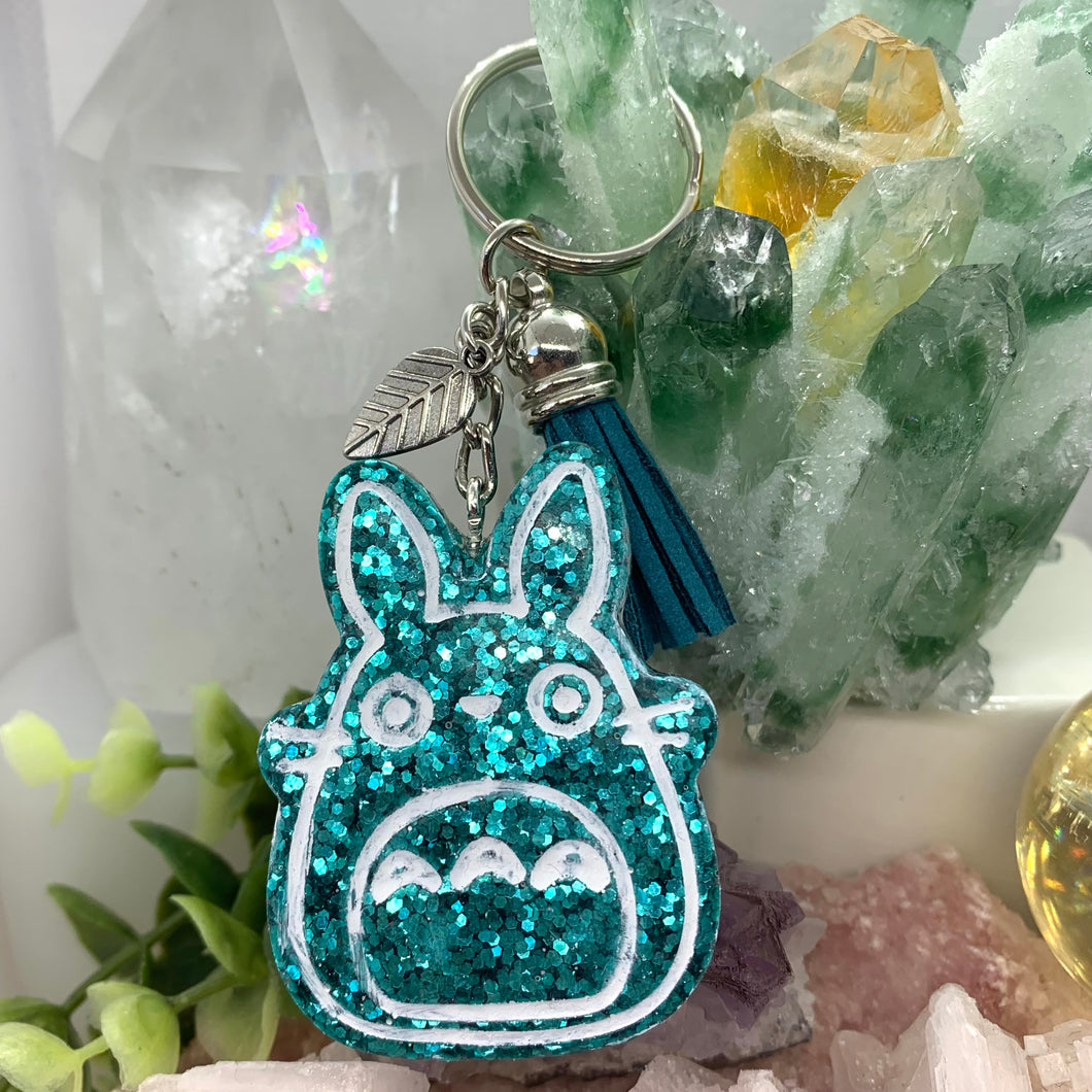 Blue Totoro Keychain