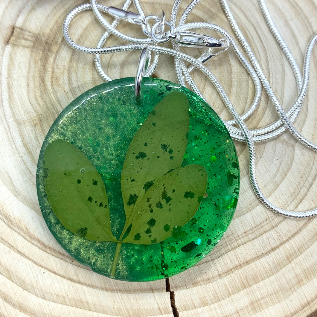 Green Leaf Necklace