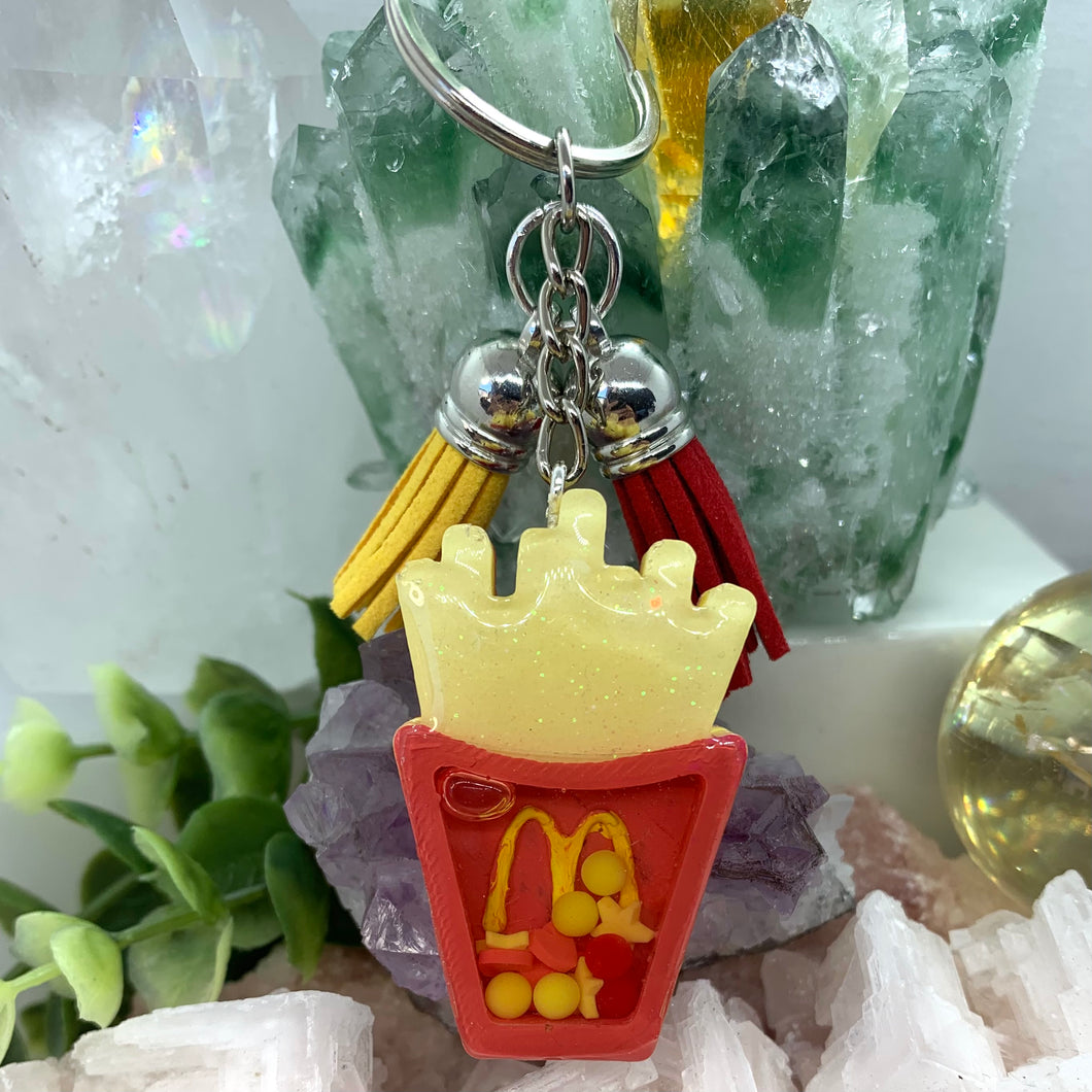 McDonalds Fries Shaker Keychain