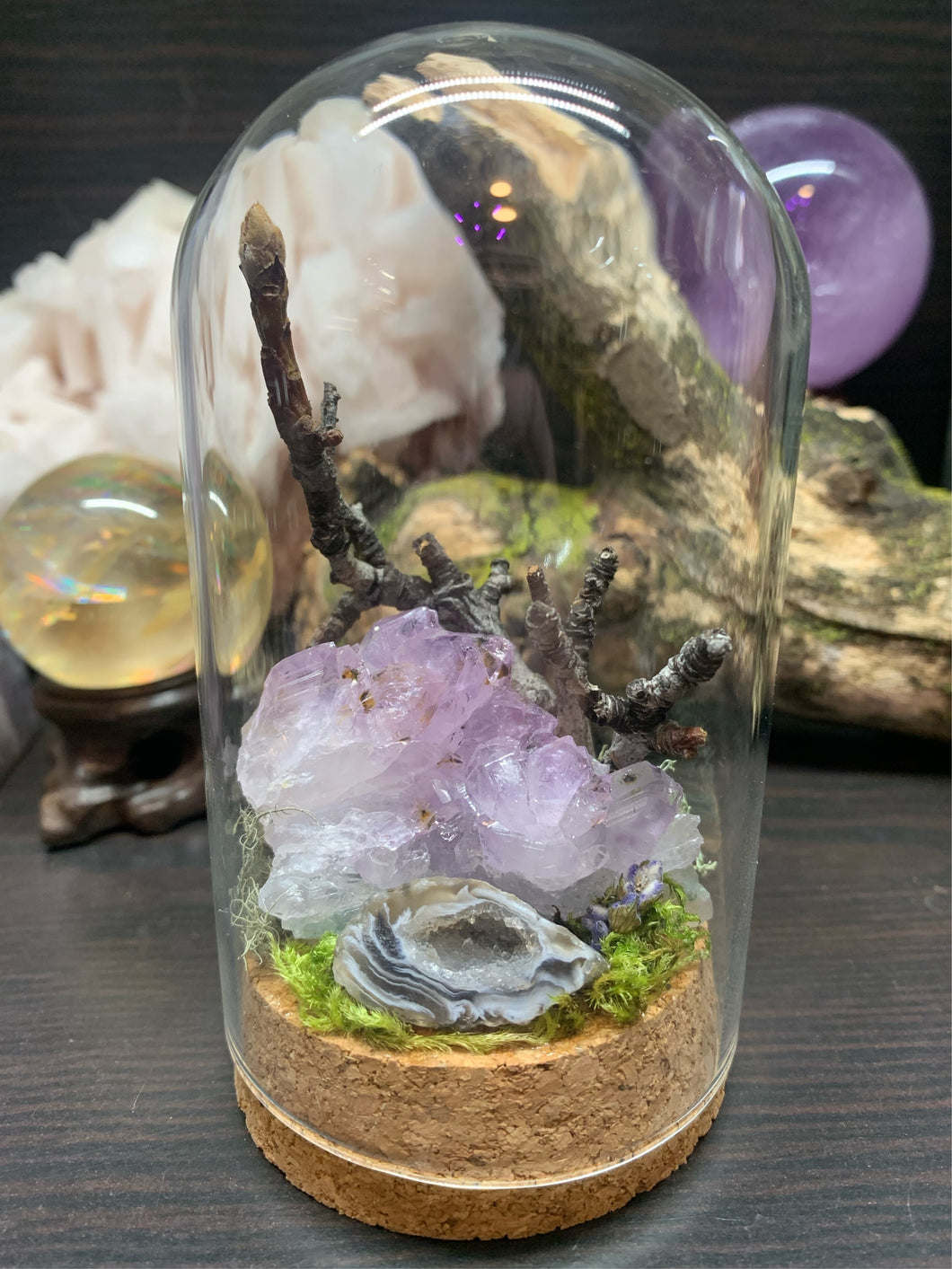 Amethyst Nature Display