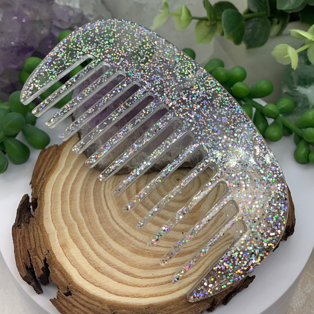 Glitter Resin Comb