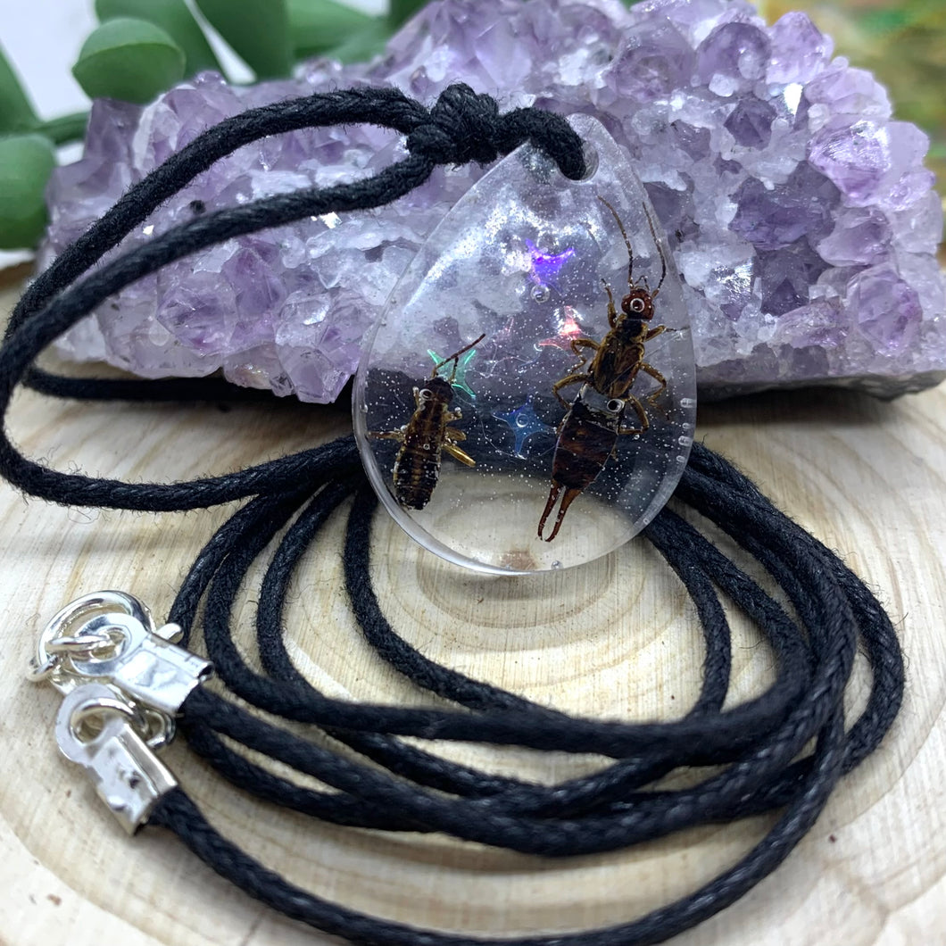 Two Earwigs Necklace