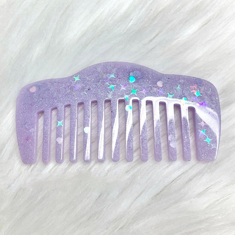 Purple Resin Comb