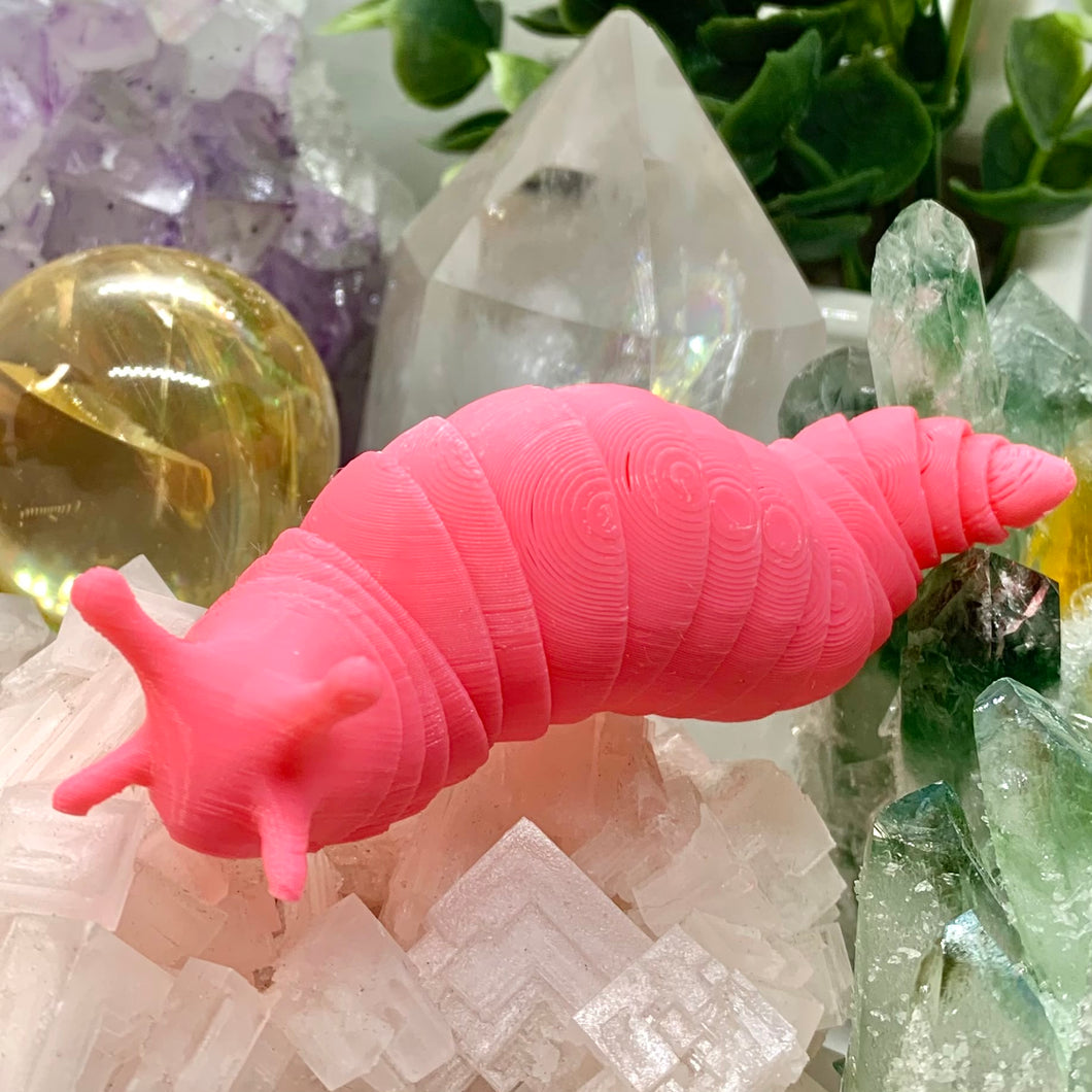 3d Printed Small Pink Slug