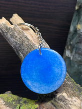 Load image into Gallery viewer, Blue Swirl Keychain
