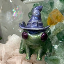 Load image into Gallery viewer, 3d Printed with Resin Thicc Wizard Frog
